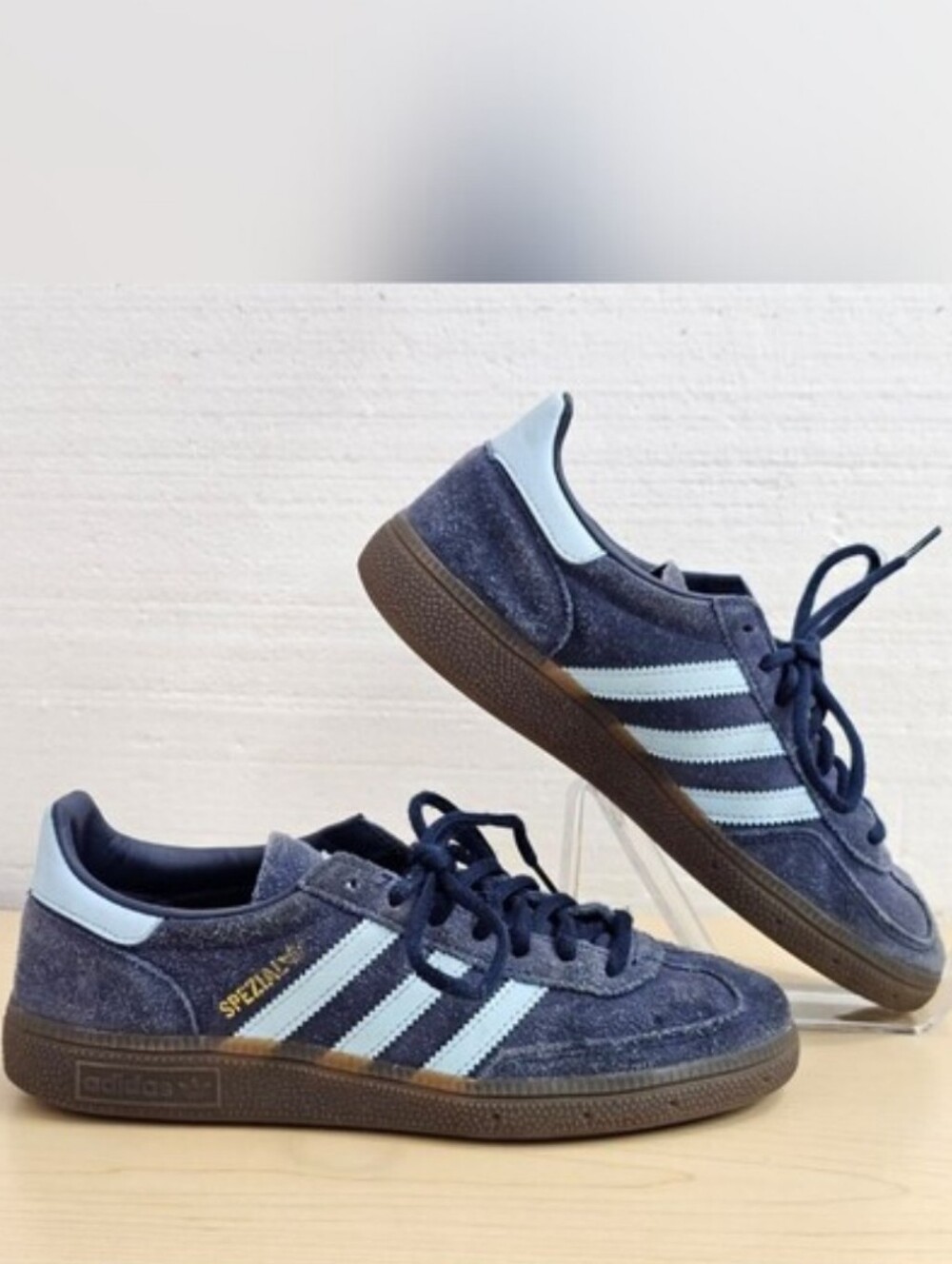Adidas Originals Handball Spezial Sneakers Collegiate Navy Clear Sky, 6.5